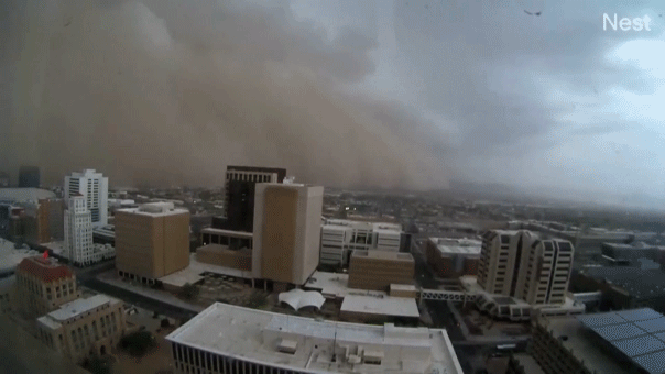 Haboob Phoenix brings zero visibility to the metro region, disrupts the journey